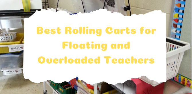 11 Best Rolling Carts for Floating and Overloaded Teachers
