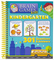 Brain Games Kids Kindergarten Activity Workbook