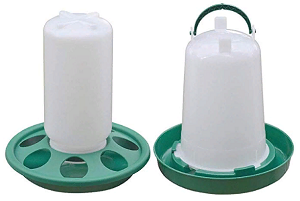 Chick feeder and waterer kit
