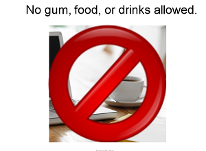 Food and drink don’t mix with electronic devices.