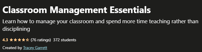 Classroom Management Essentials
