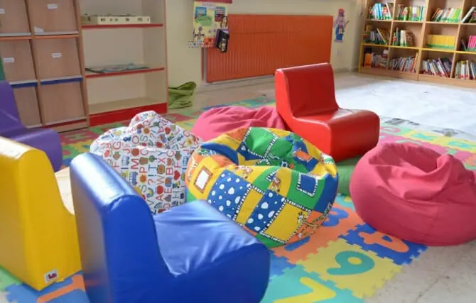 Flexible Seating in Classroom