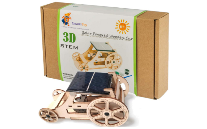 The Wooden Solar Car Model Kits