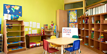A Yellow Classroom