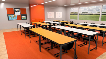 An Orange Classroom