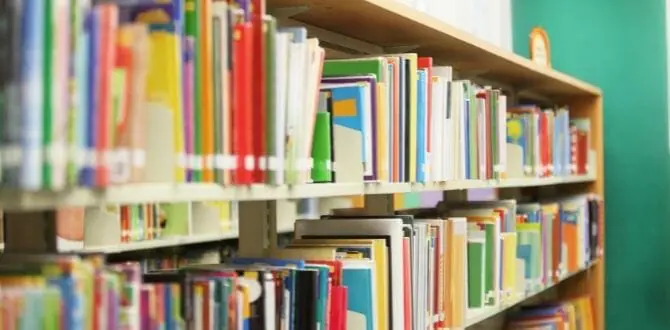 Colorful books in a shelf