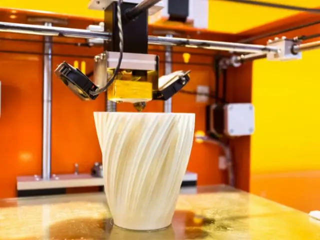 3d printer with vase design print