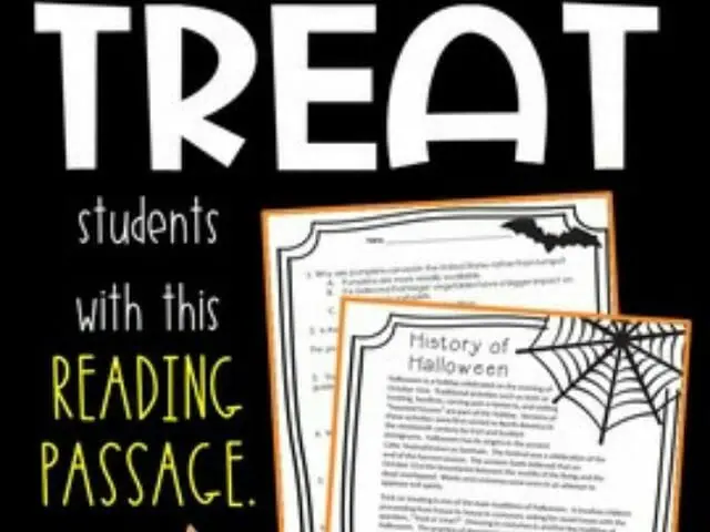 Halloween Figurative Language and Comprehension Activity