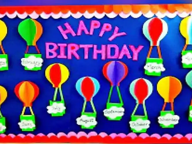 happy birthday with celebrants name on board