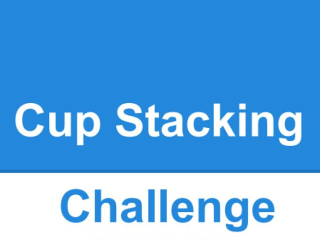 cup stacking challenge phrase