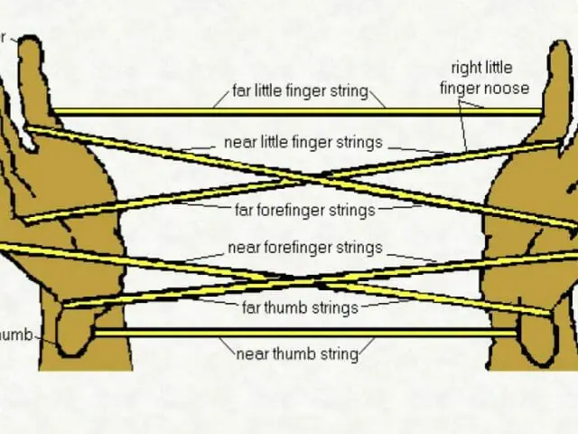 easy string figures illustration