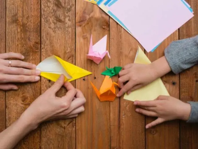 making paper origami image