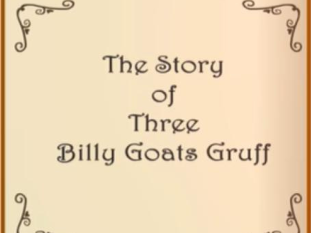 the story of three billy goats gruff